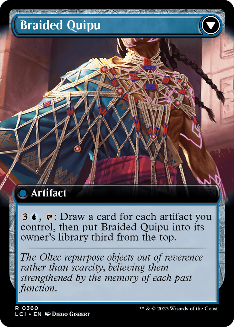Braided Net // Braided Quipu (LCI-360) (Extended Art) (Foil)