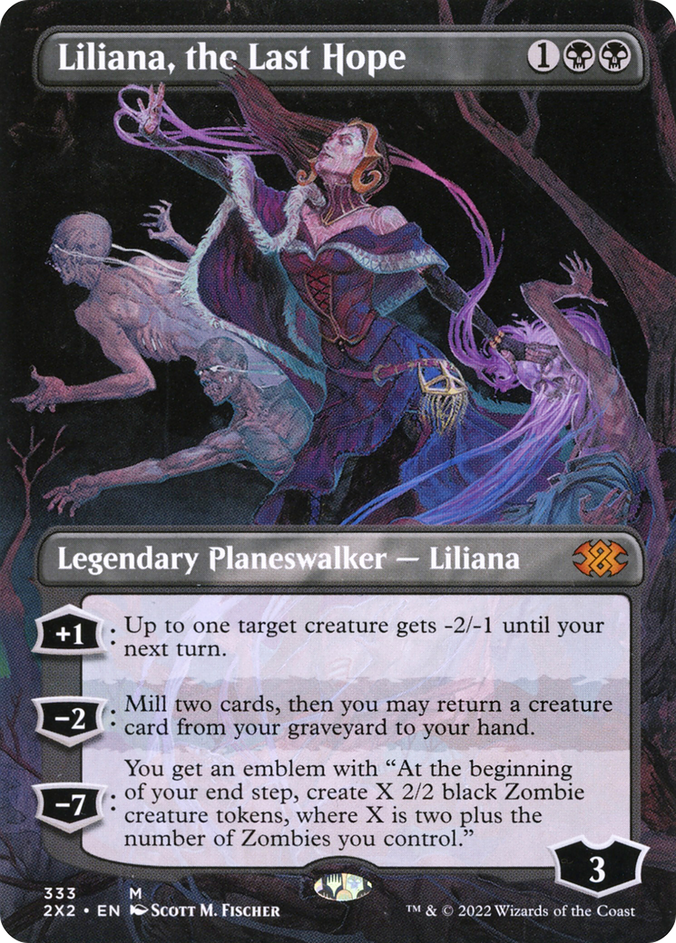 Liliana, the Last Hope (2X2-333) (Borderless) (Foil)