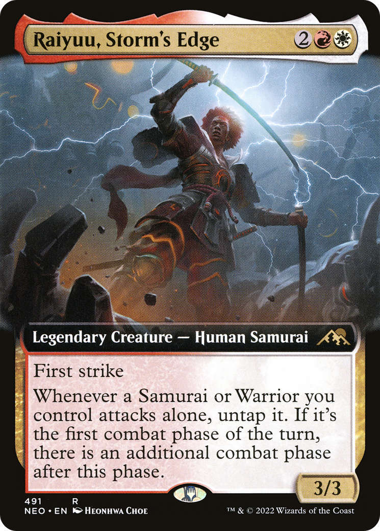 Raiyuu, Storm's Edge (NEO-491) (Extended Art) (Foil)