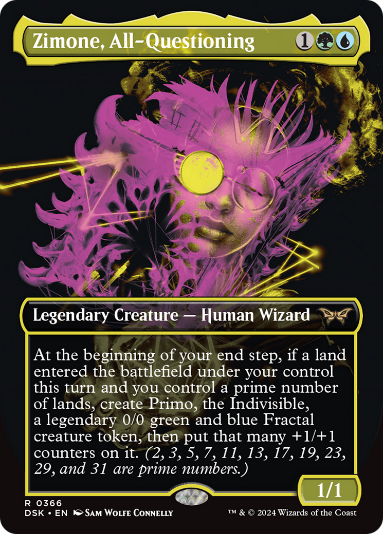 Zimone, All-Questioning (DSK-366) (Borderless) (Foil)