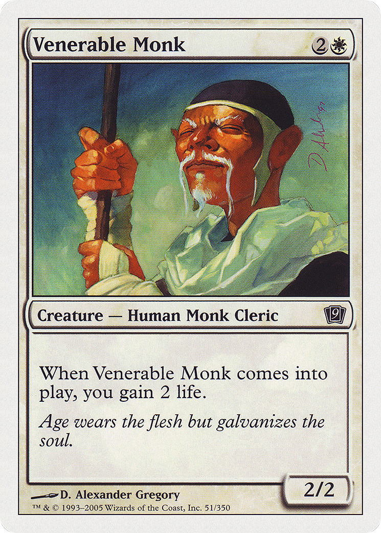 Venerable Monk (9ED-051★) (Foil)