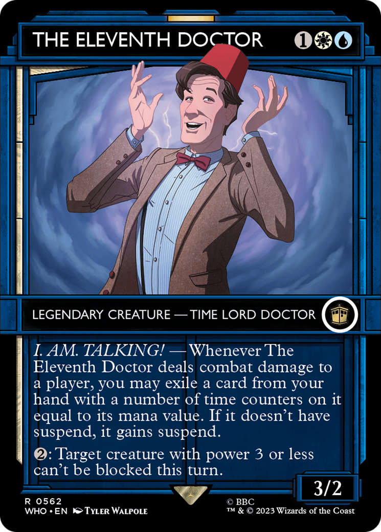 The Eleventh Doctor (WHO-562) (Showcase) (Borderless) (Foil)