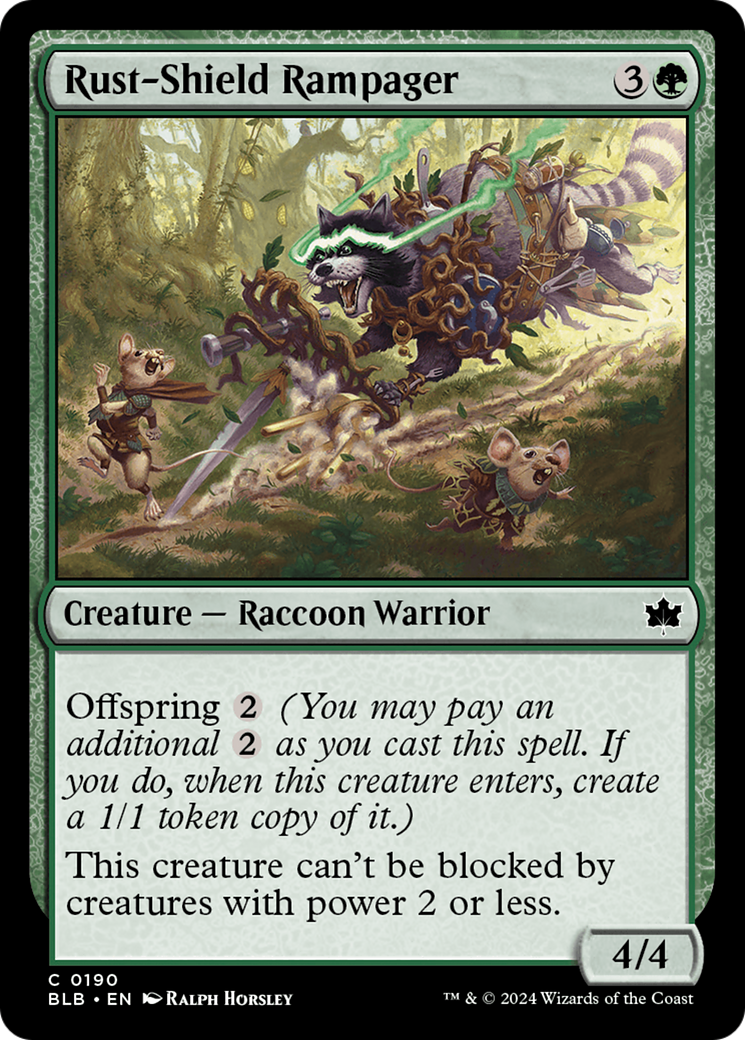 Rust-Shield Rampager (BLB-190) (Foil)