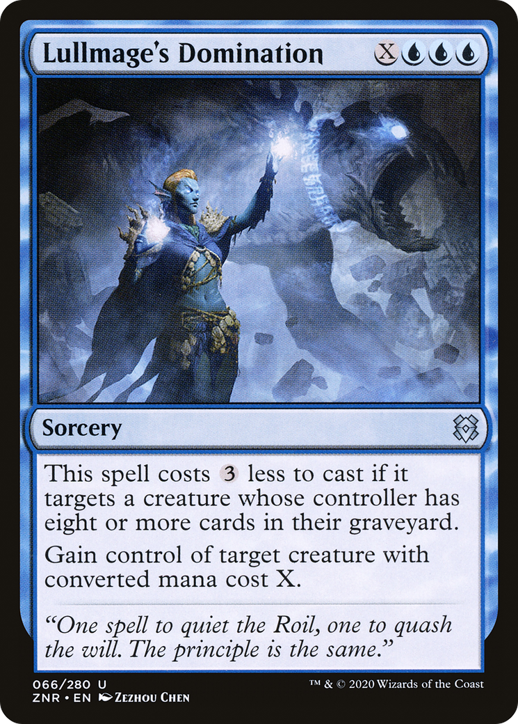 Lullmage's Domination (ZNR-066) (Foil)