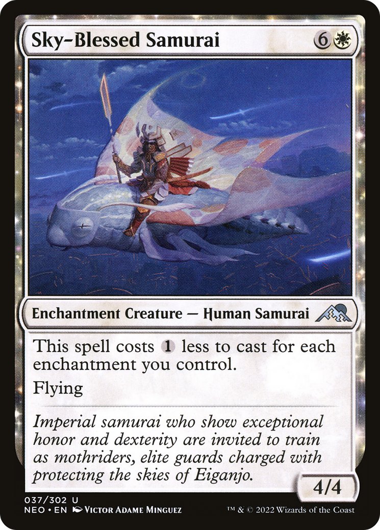 Sky-Blessed Samurai (NEO-037) (Foil)