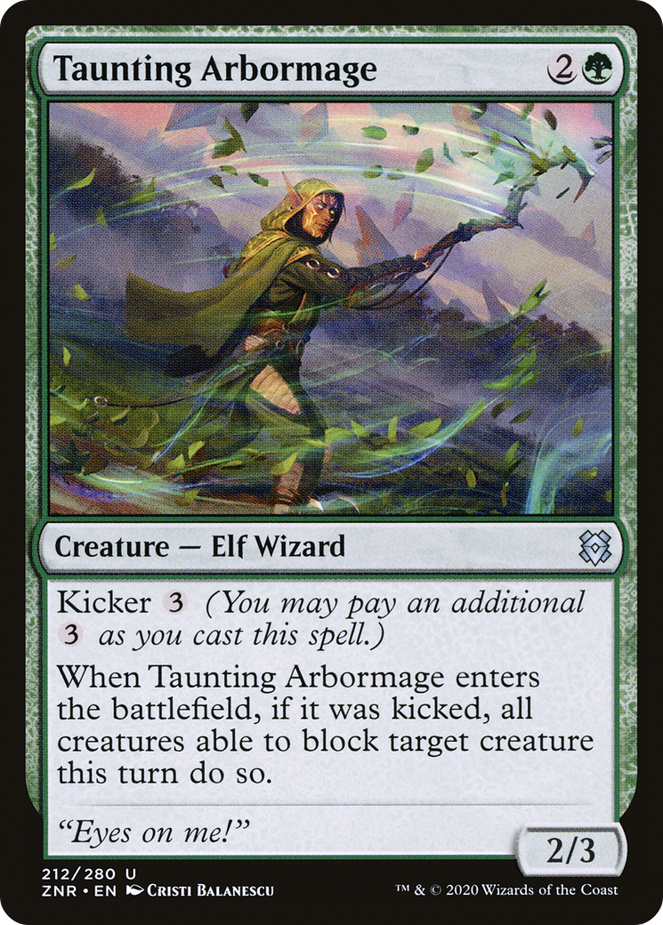 Taunting Arbormage (ZNR-212)