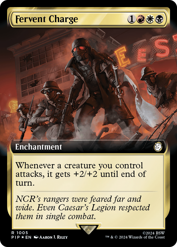 Fervent Charge (PIP-1005) (Extended Art) (Surge Foil)