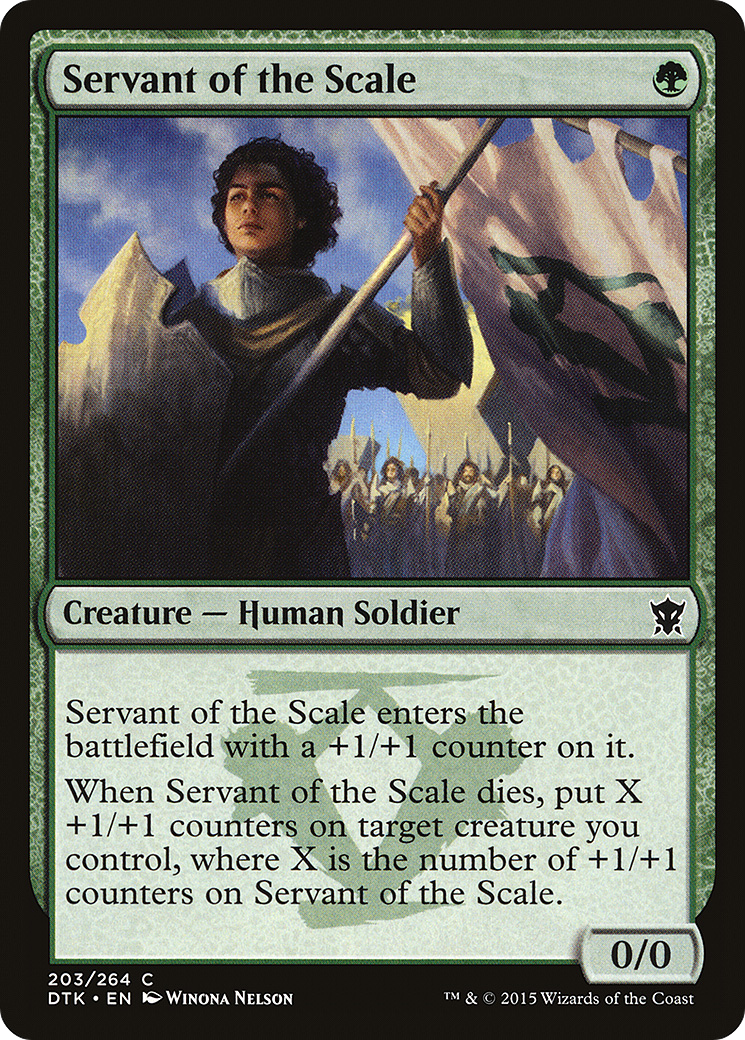 Servant of the Scale (DTK-203) (Foil)