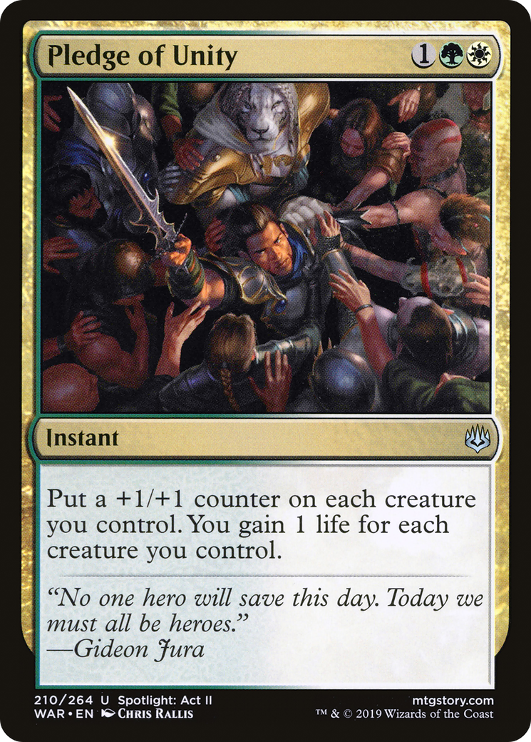Pledge of Unity (WAR-210)