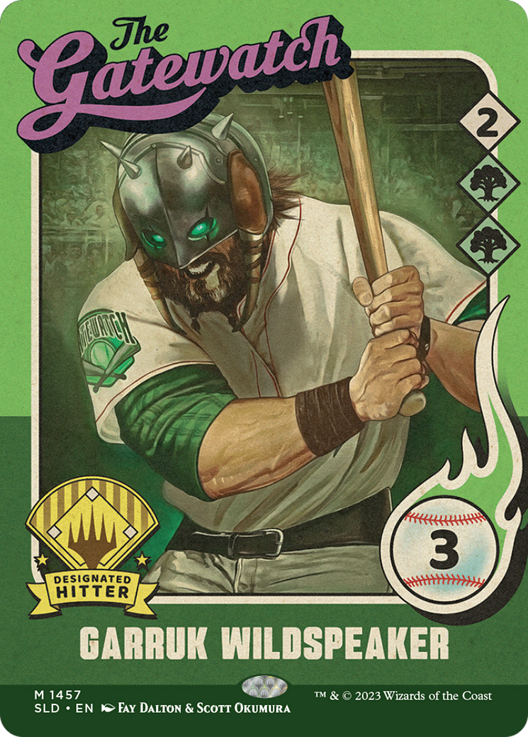 Garruk Wildspeaker // Garruk Wildspeaker (SLD-1457) (Full Art) (Borderless) (Foil)