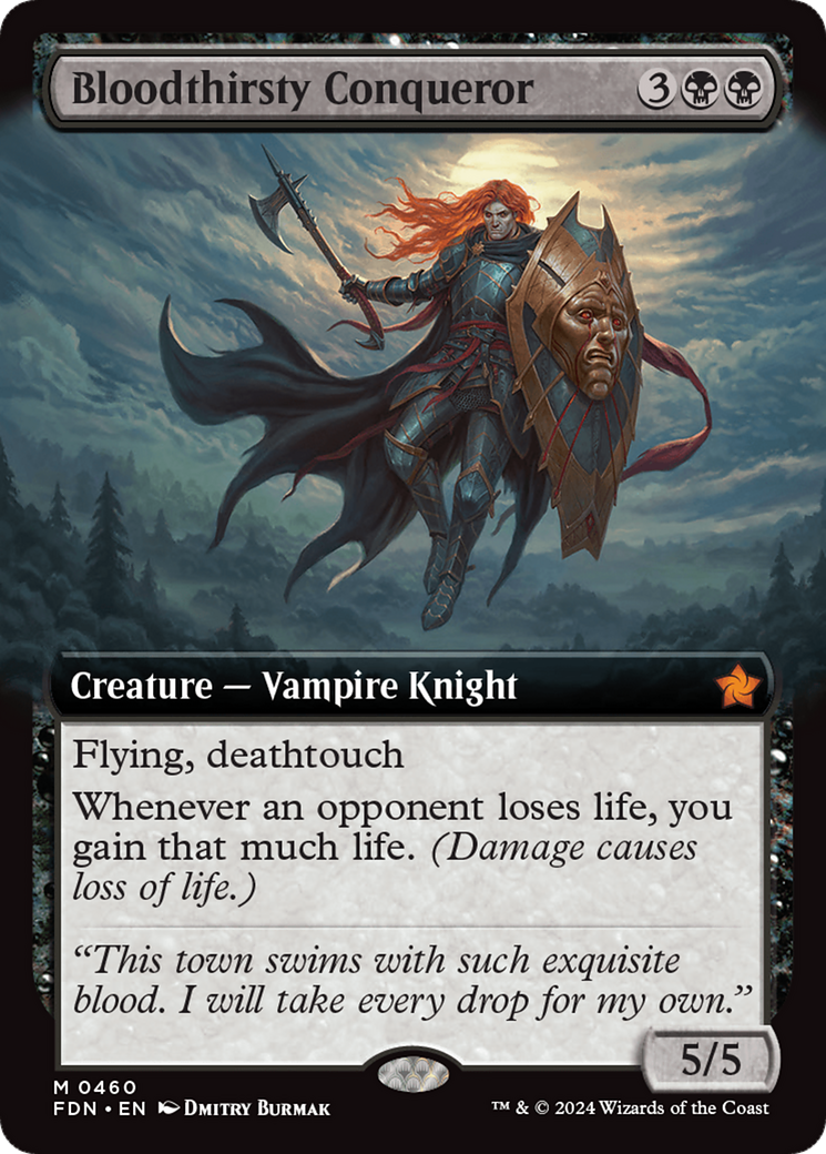Bloodthirsty Conqueror (FDN-460) (Extended Art) (Foil)