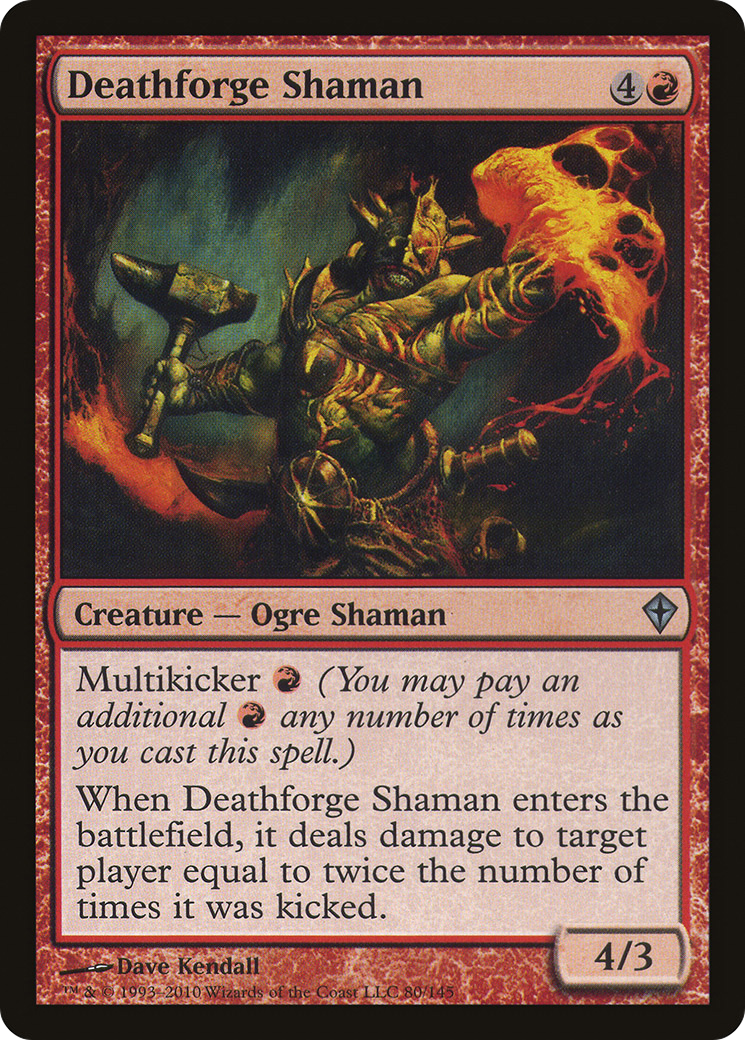 Deathforge Shaman (WWK-080) (Foil)