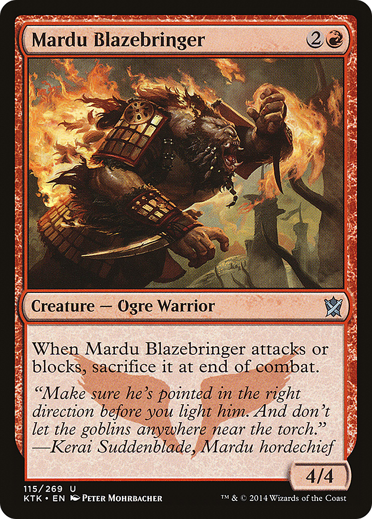 Mardu Blazebringer (KTK-115) (Foil)