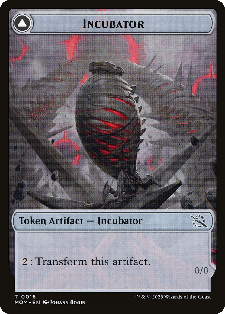 Incubator // Phyrexian Double-Sided Token (TMOM-016)