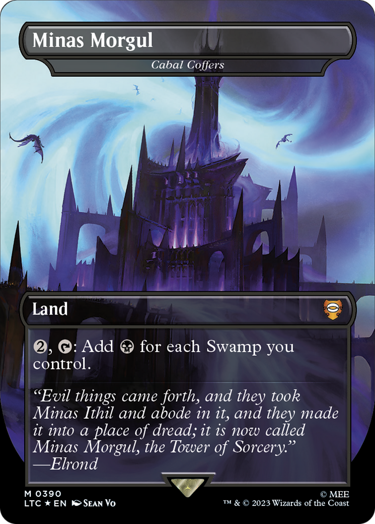 Minas Morgul / Cabal Coffers (LTC-390) (Borderless) (Surge Foil)