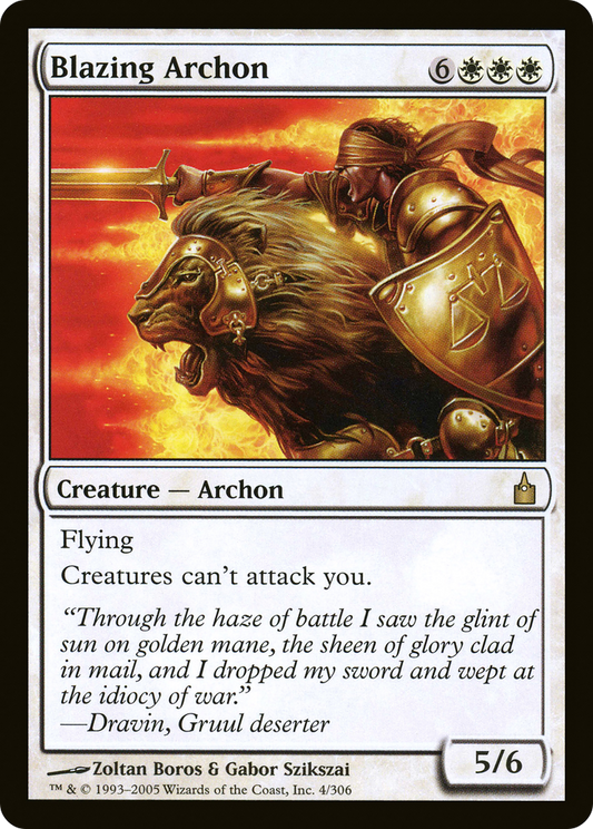 Blazing Archon (RAV-004) (Foil)