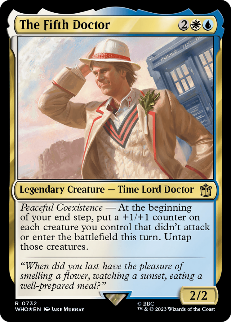 The Fifth Doctor (WHO-732) (Surge Foil)