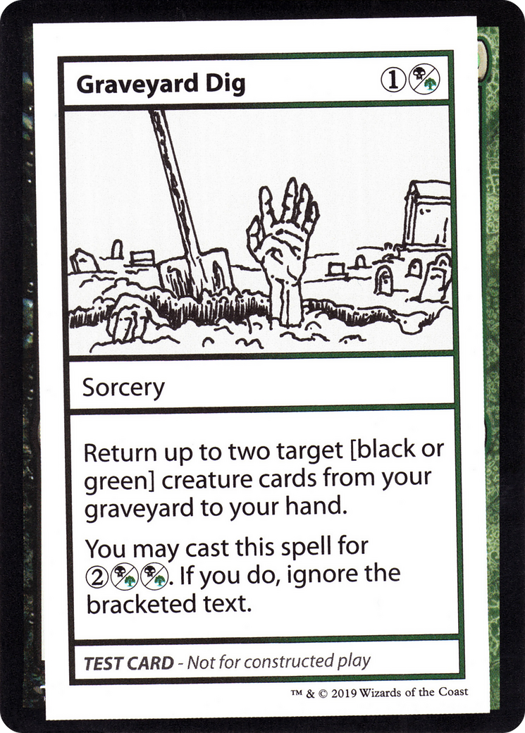 Graveyard Dig (No PW Symbol) (CMB2-)