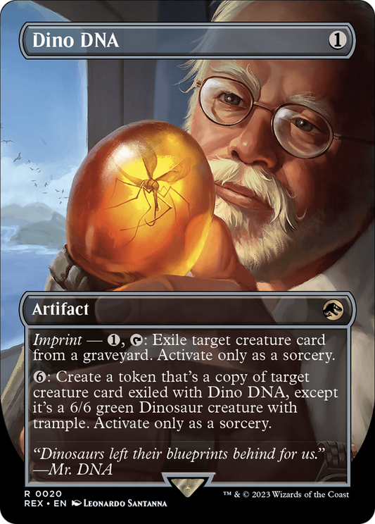 Dino DNA (REX-020) (Borderless) (Foil)