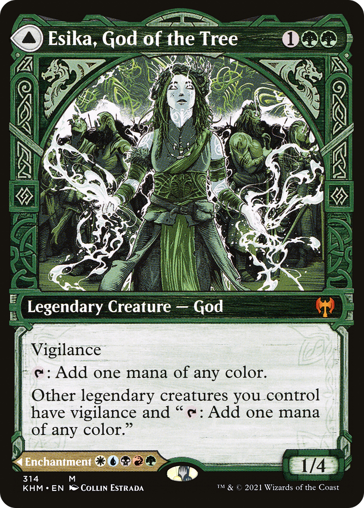 Esika, God of the Tree // The Prismatic Bridge (KHM-314) (Showcase)