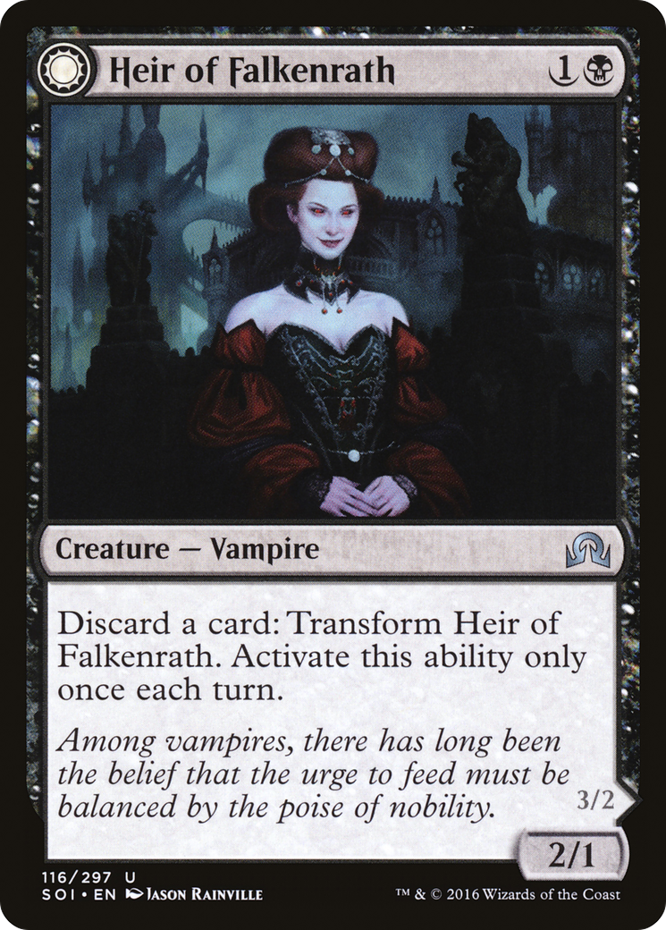 Heir of Falkenrath // Heir to the Night (SOI-116)