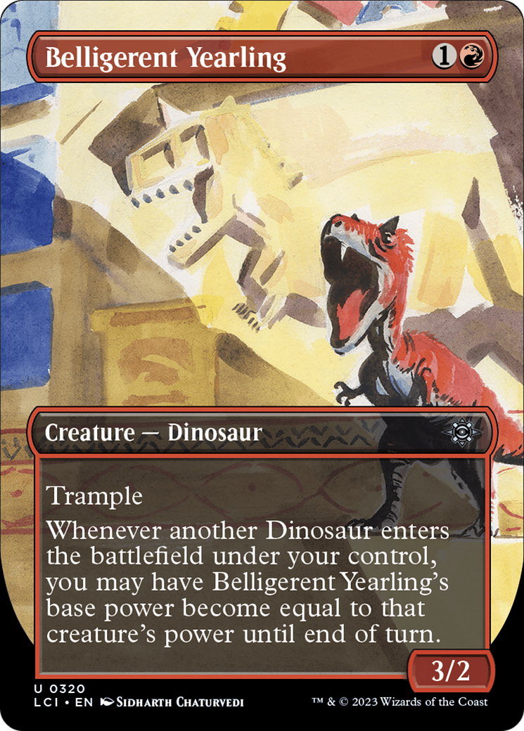 Belligerent Yearling (LCI-320) (Borderless) (Foil)