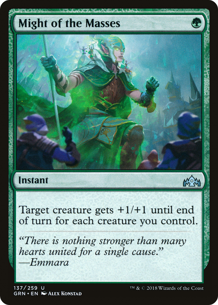 Might of the Masses (GRN-137) (Foil)