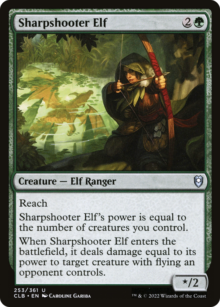 Sharpshooter Elf (CLB-253) (Foil)