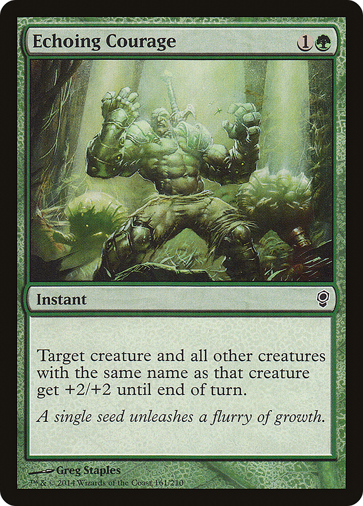 Echoing Courage (CNS-161) (Foil)