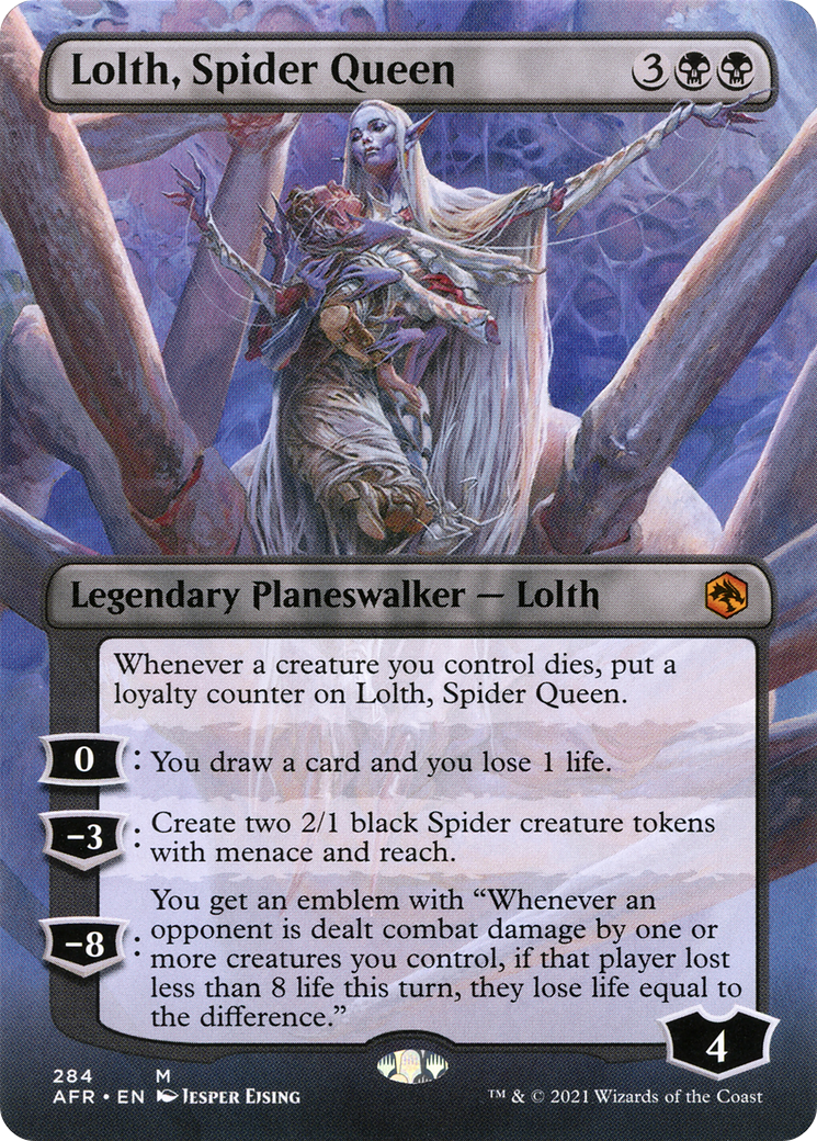 Lolth, Spider Queen (AFR-284) (Borderless) (Foil)