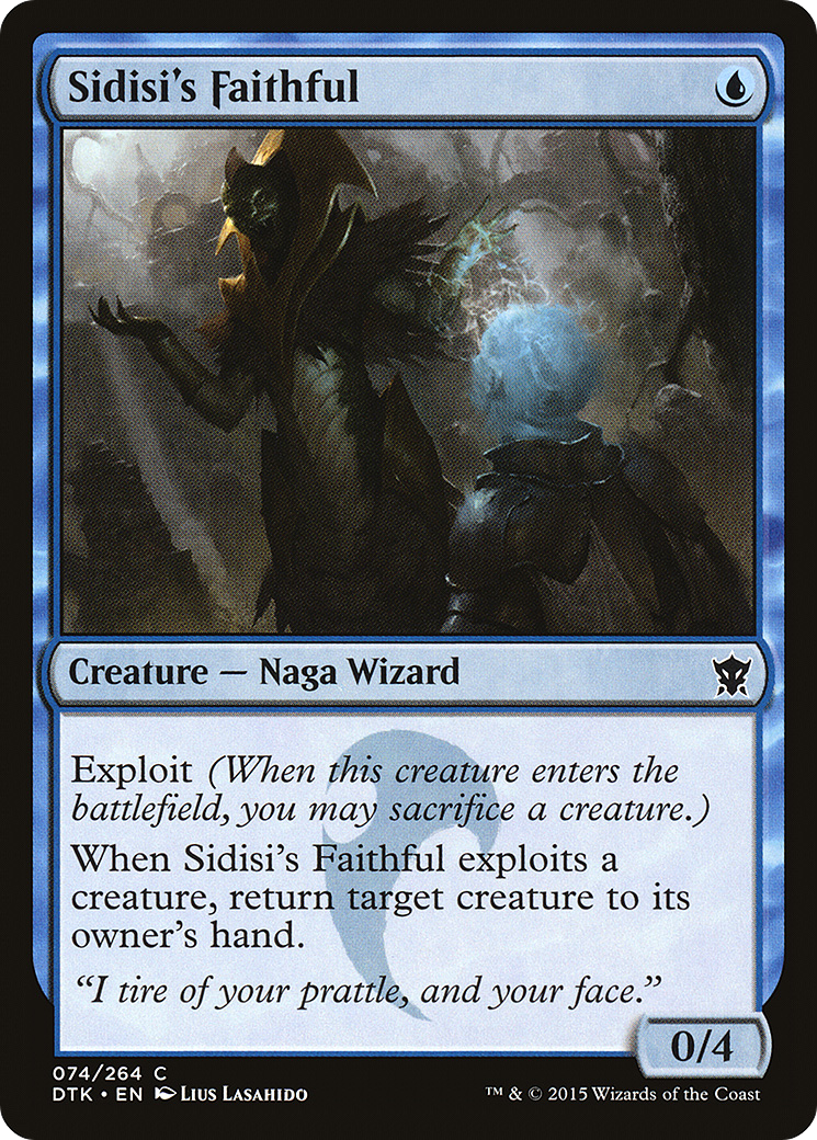 Sidisi's Faithful (DTK-074) (Foil)