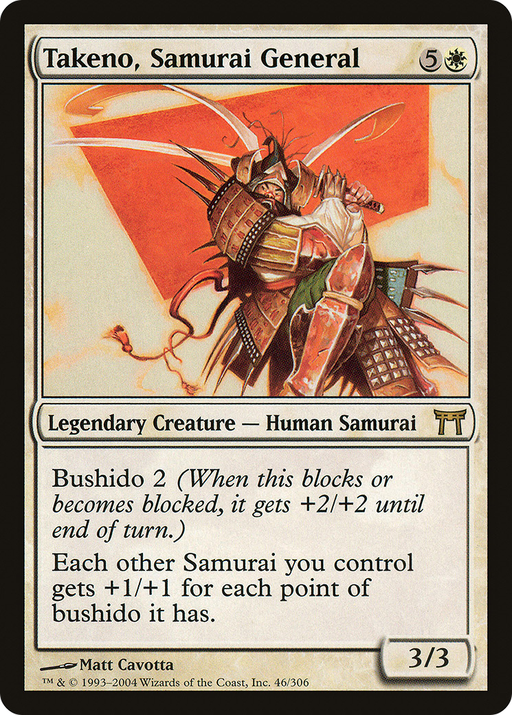 Takeno, Samurai General (CHK-046) (Foil)