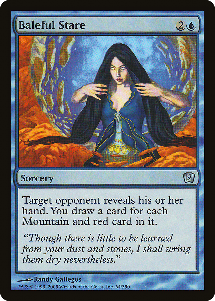 Baleful Stare (9ED-064★) (Foil)