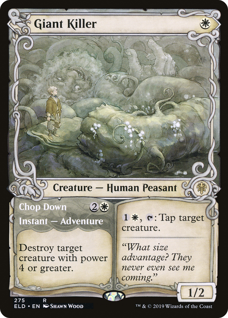 Giant Killer // Chop Down (ELD-275) (Showcase) (Foil)