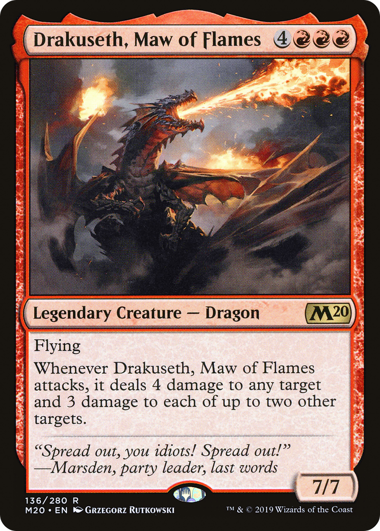 Drakuseth, Maw of Flames (M20-136)