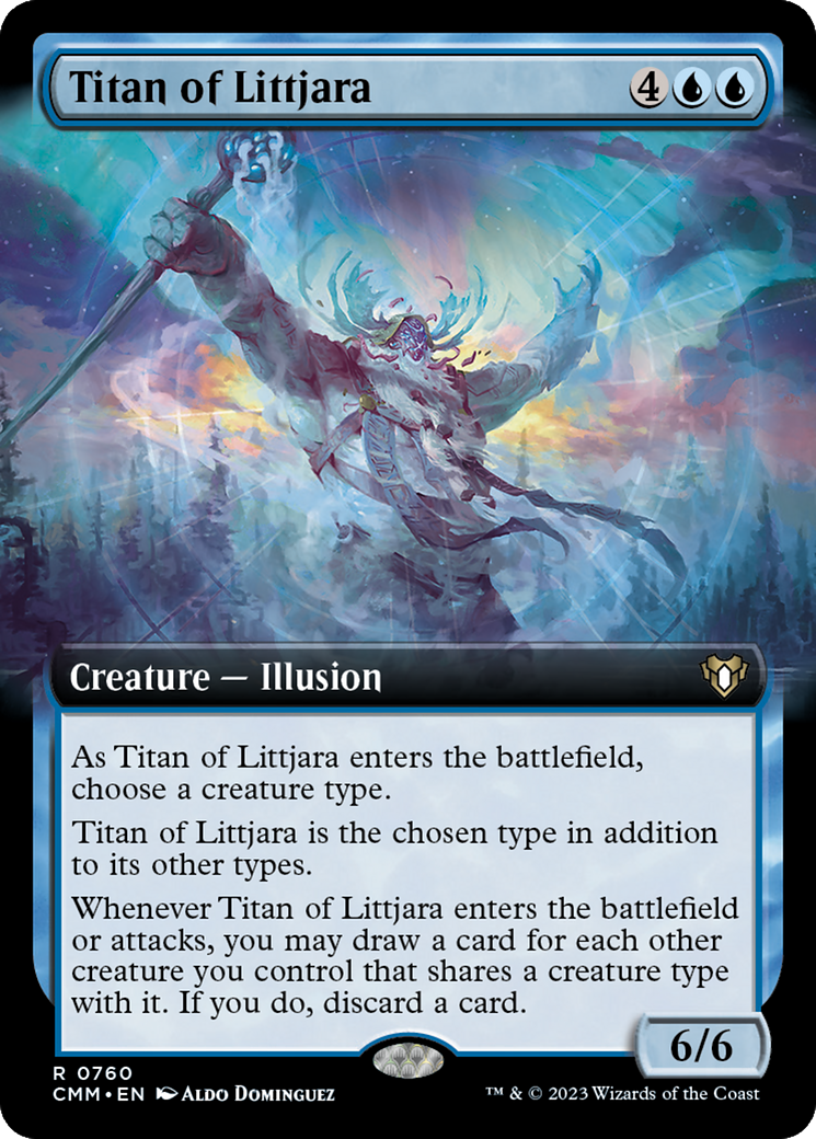 Titan of Littjara (CMM-760) (Extended Art) (Foil)