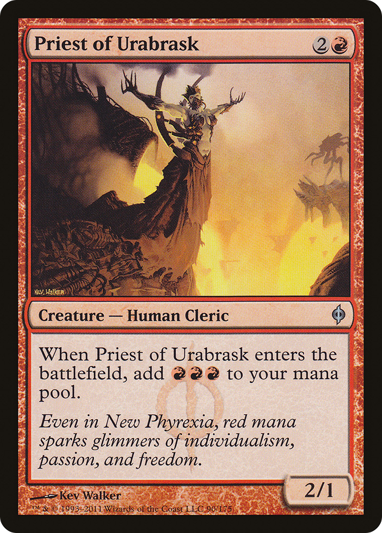 Priest of Urabrask (NPH-090) (Foil)