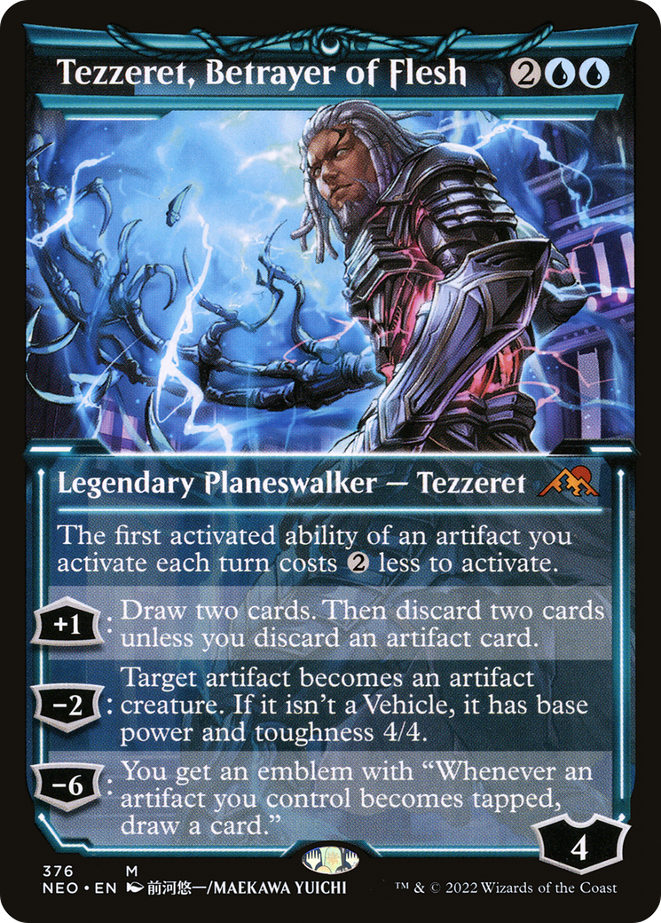 Tezzeret, Betrayer of Flesh (NEO-376) (Showcase) (Foil)