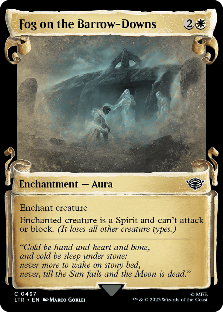 Fog on the Barrow-Downs (LTR-467) (Showcase) (Scroll)