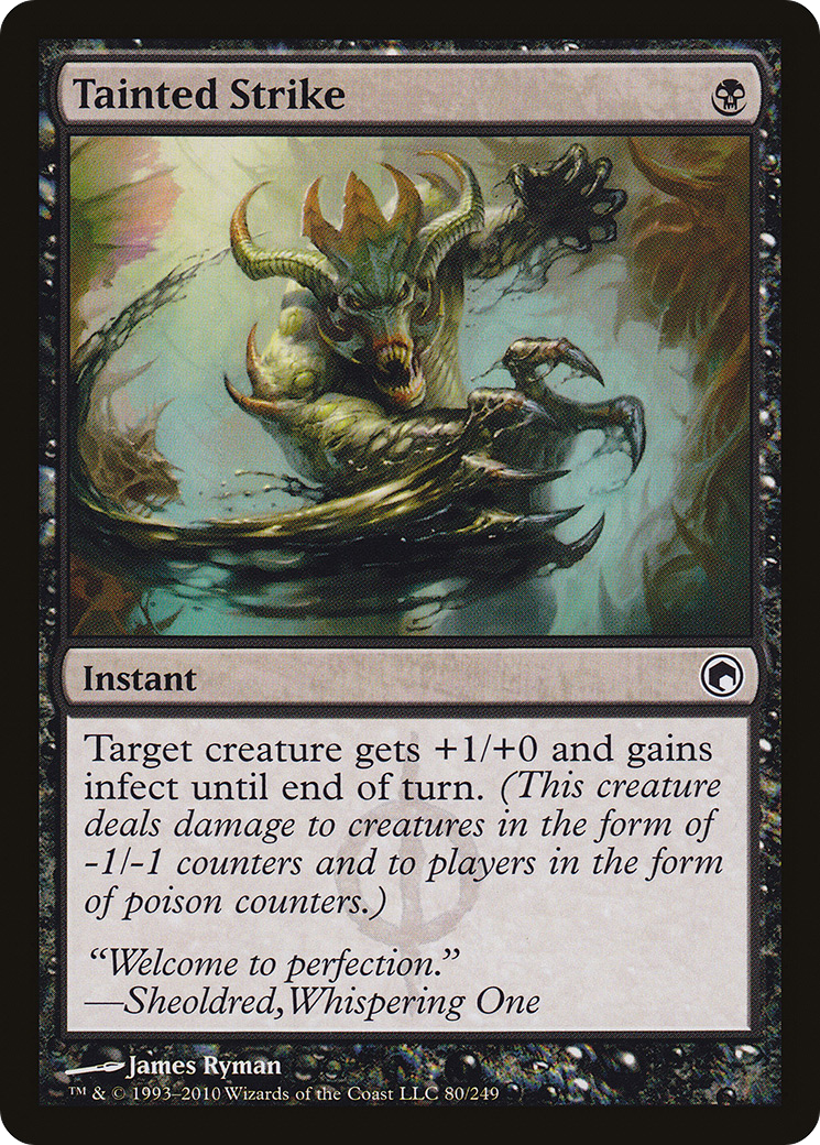Tainted Strike (SOM-080) (Foil)