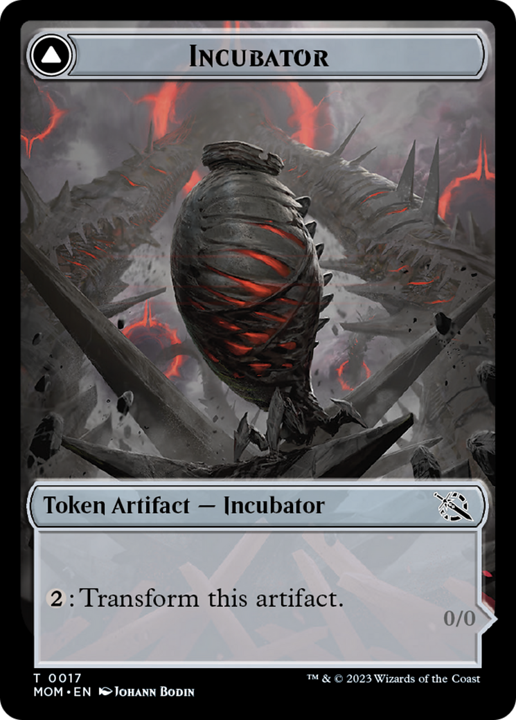 Incubator // Phyrexian Double-Sided Token (TMOM-017) (Foil)