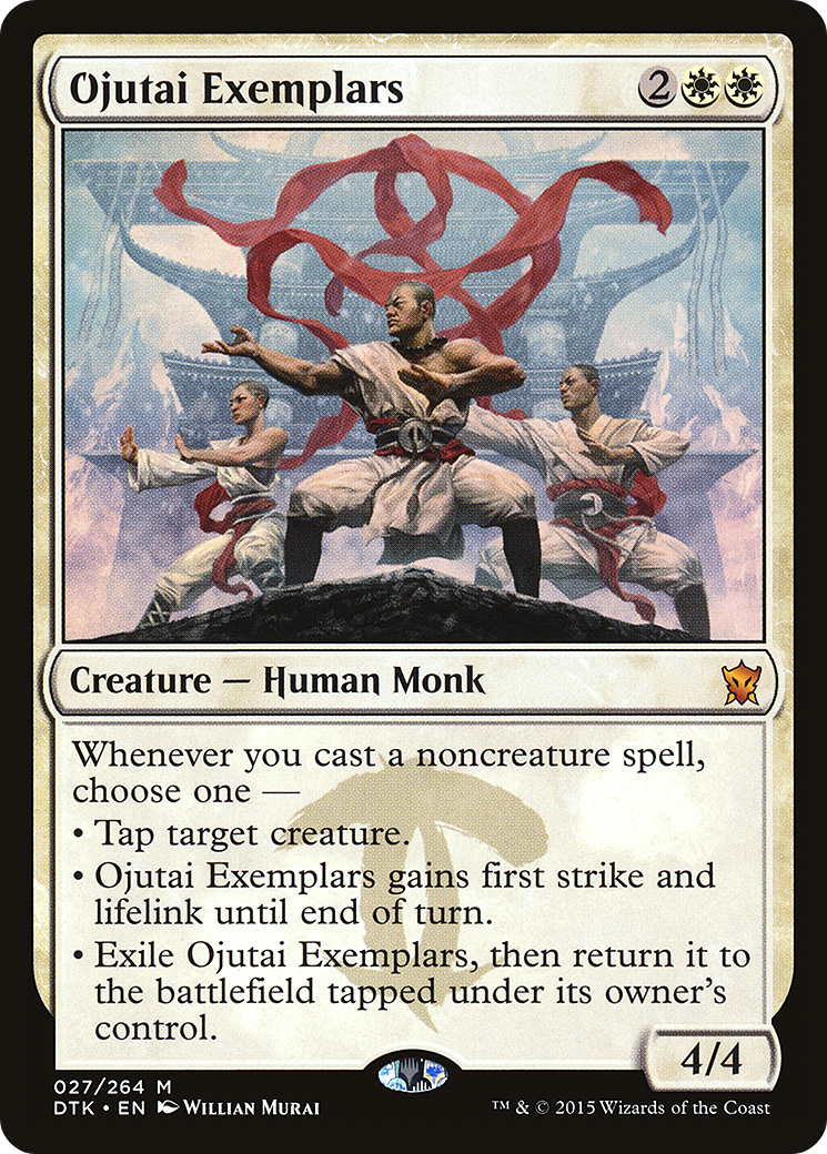 Ojutai Exemplars (DTK-027) (Foil)