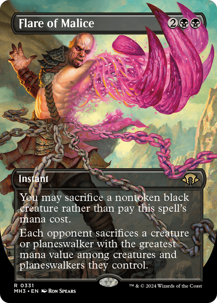 Flare of Malice (MH3-331) (Borderless)