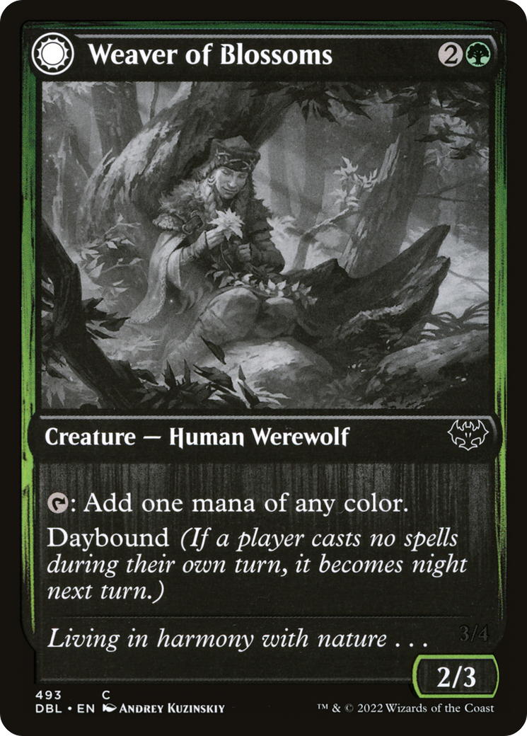 Weaver of Blossoms // Blossom-Clad Werewolf (DBL-493)