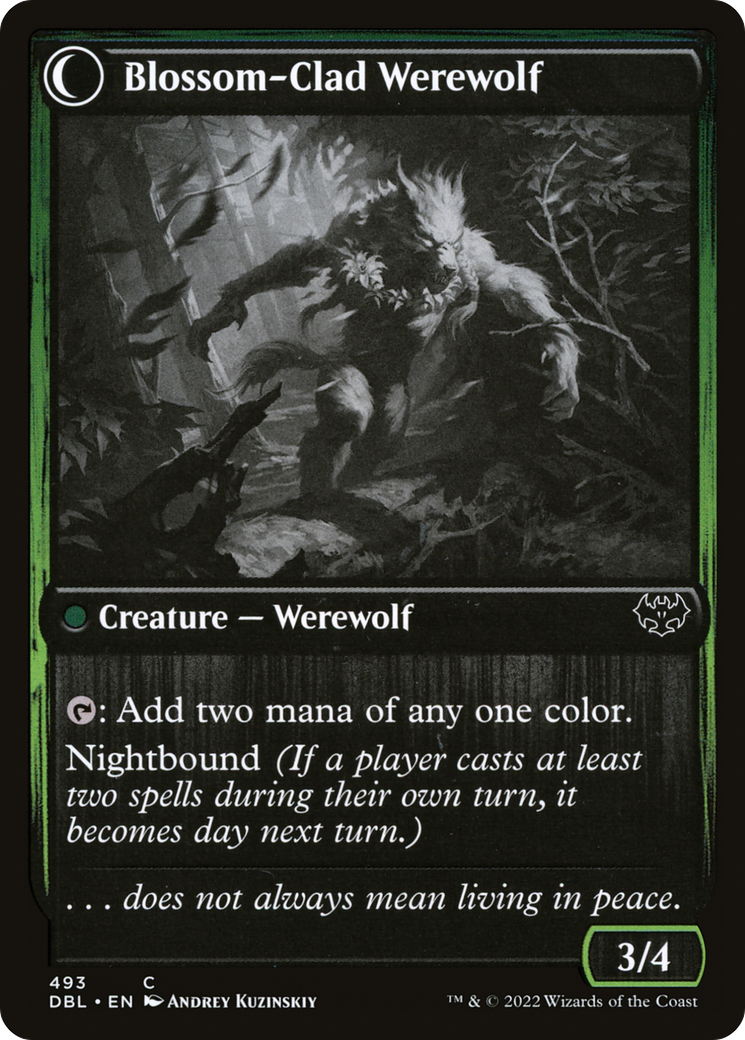 Weaver of Blossoms // Blossom-Clad Werewolf (DBL-493)