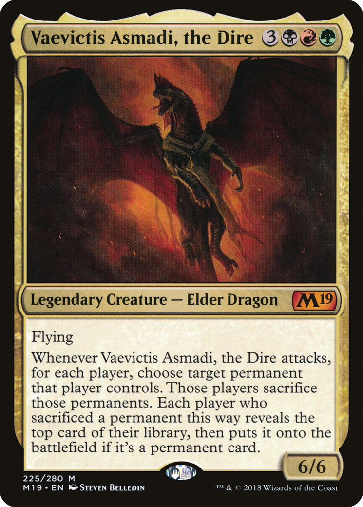 Vaevictis Asmadi, the Dire (M19-225) (Foil)