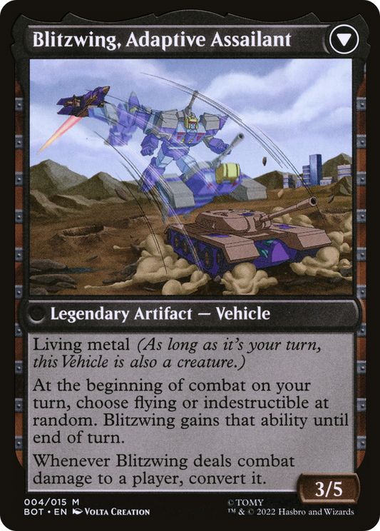 Blitzwing, Cruel Tormentor // Blitzwing, Adaptive Assailant (BOT-004)