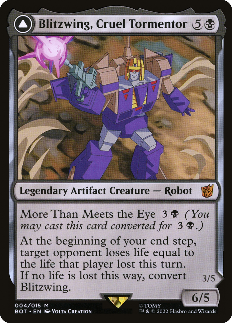 Blitzwing, Cruel Tormentor // Blitzwing, Adaptive Assailant (BOT-004)