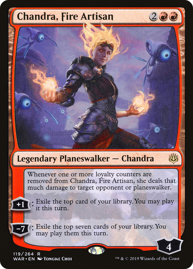 Chandra, Fire Artisan (WAR-119)