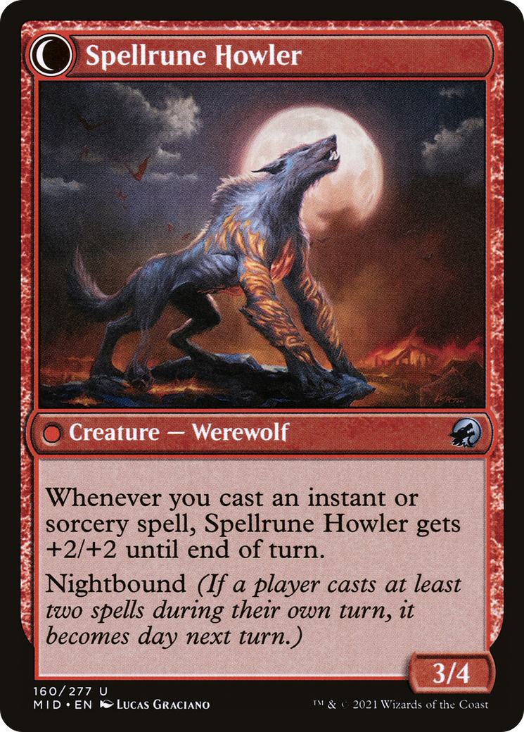 Spellrune Painter // Spellrune Howler (MID-160) (Foil)